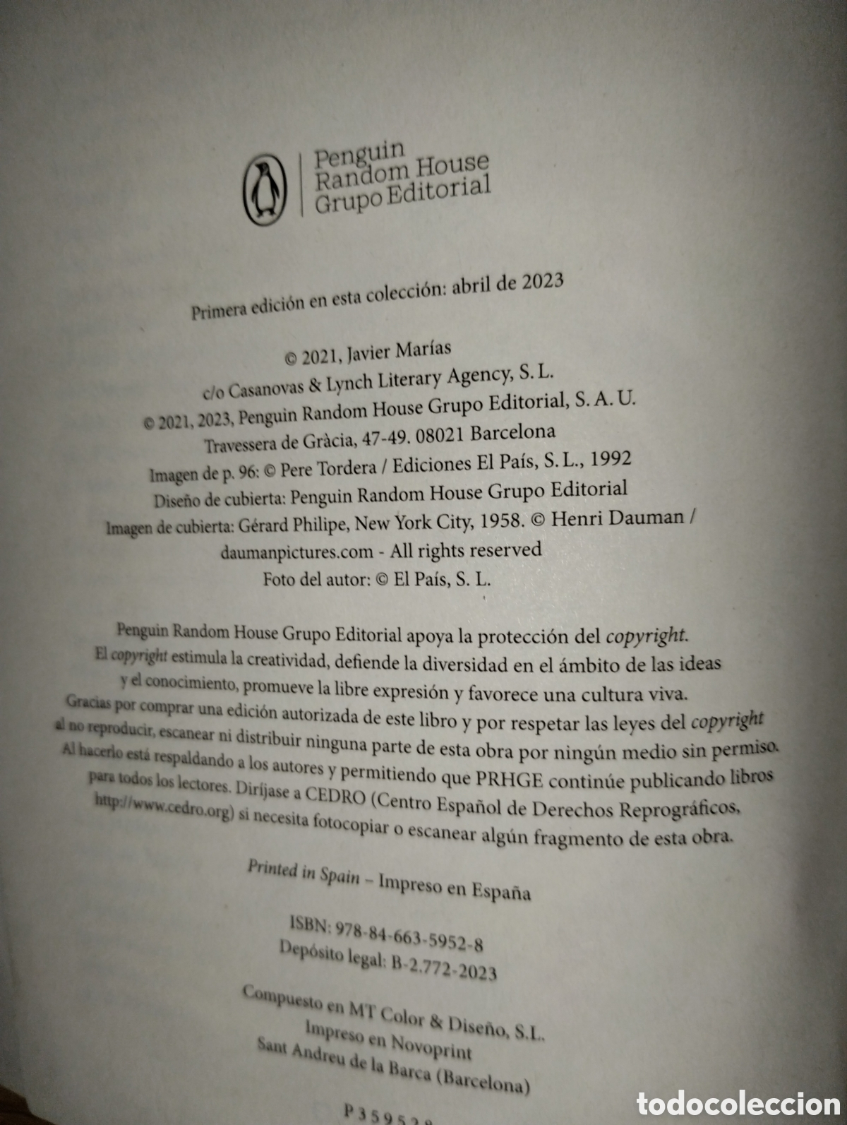 Libros de segunda mano: TOM&Aacute;S NEVINSON, DE JAVIER MAR&Iacute;AS - Foto 4