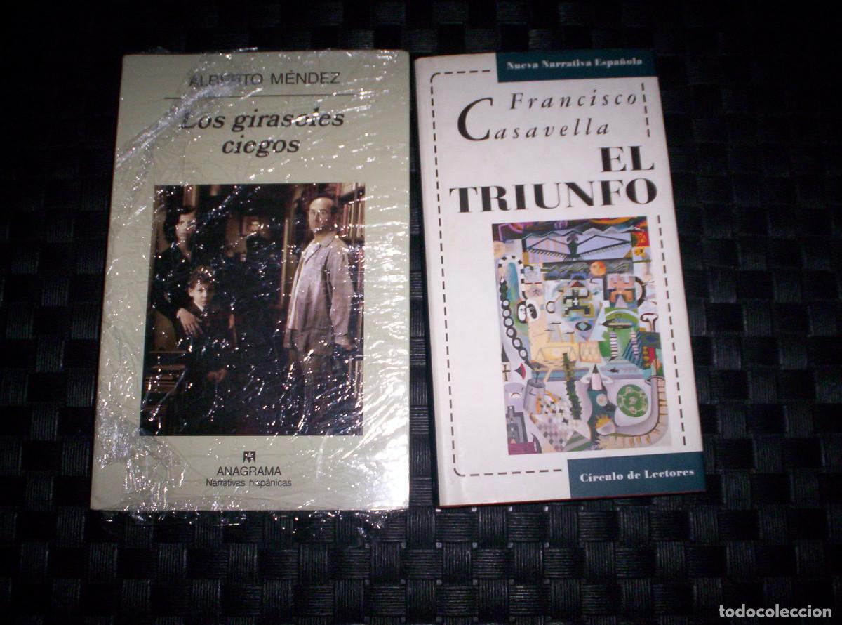 Libros de segunda mano: Pack 2 libros narrativa espa&ntilde;ola: El triunfo- F.Casavella / Los girasoles ciegos- A.Mendez