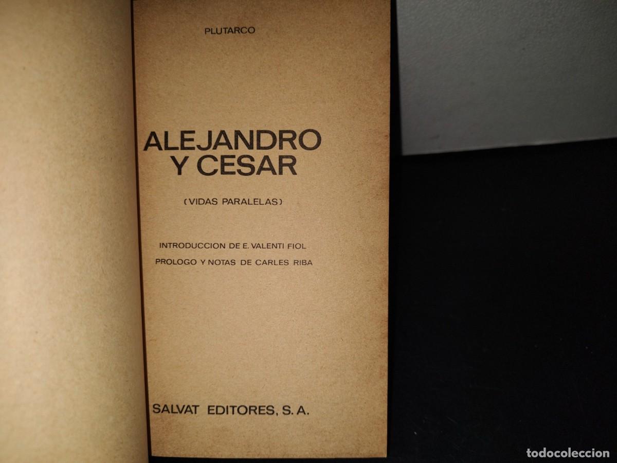 Libros de segunda mano: 208- Alejandro Y Cesar - Plutarco - Foto 3