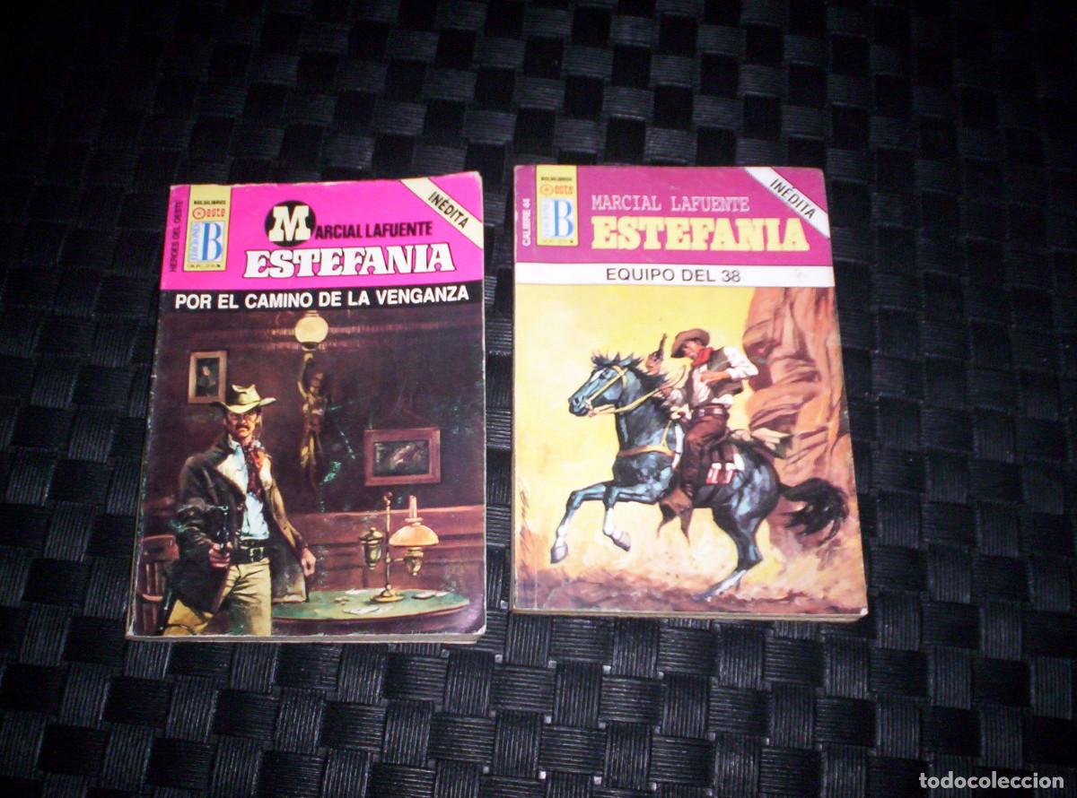 Libros de segunda mano: 2 pulp oeste Equipo del 38 // Por el camino de la vanganza- Marcial LaFuente pulp Estefania