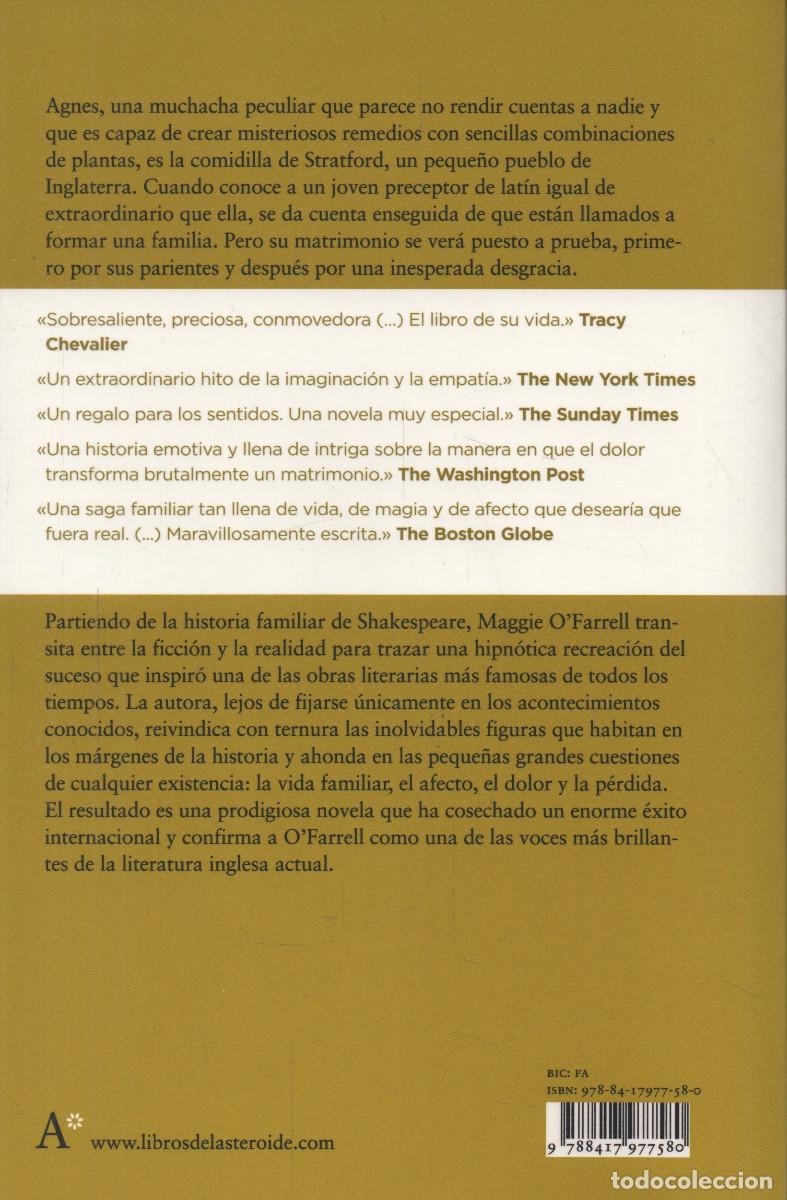 Libros de segunda mano: Hamnet. Maggie O&acute;Farrell. Libros del Asteroide. 2021. - Foto 2