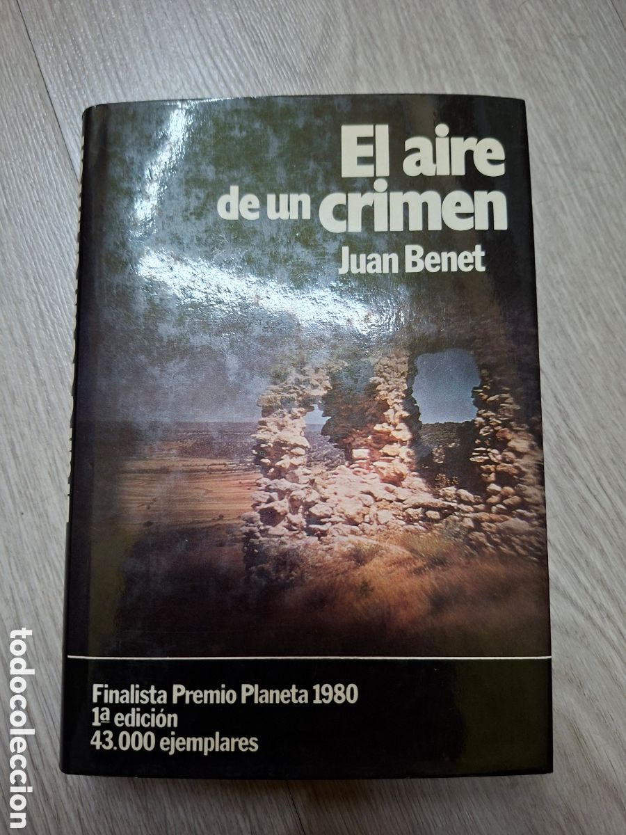 Libros de segunda mano: El aire de un crimen por Juan Benet de Ed. Planeta en Barcelona 1980 Primera edici&oacute;n
