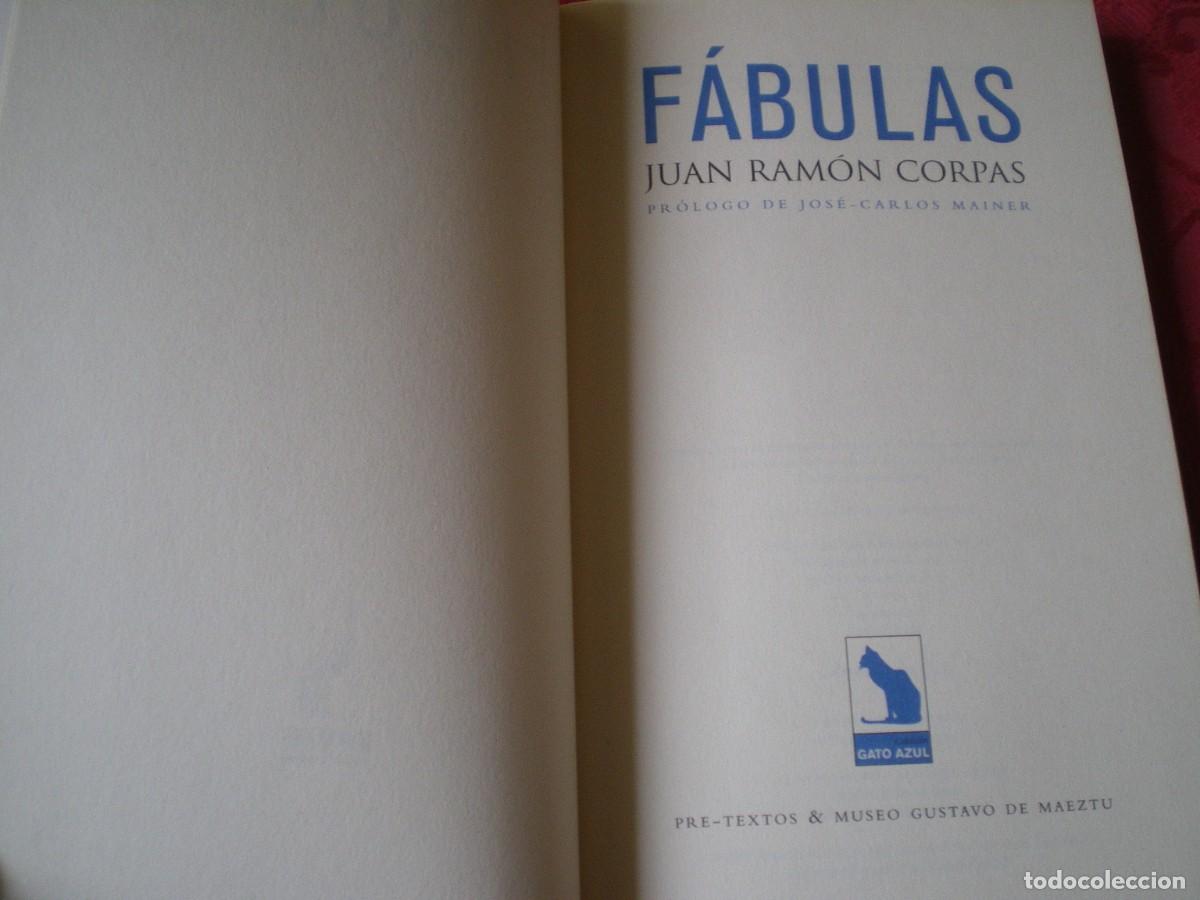 Libros de segunda mano: F&Aacute;BULAS. JUAN RAM&Oacute;N CORPAS. PRE-TEXTOS. - Foto 3