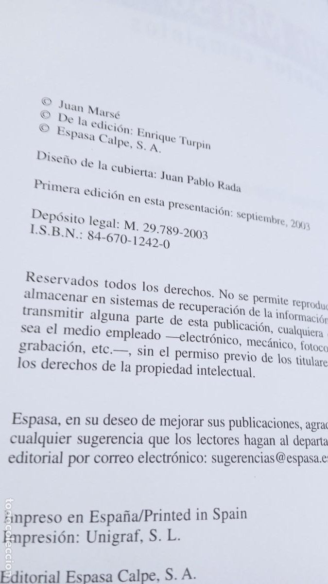 Libros de segunda mano: CUENTOS COMPLETOS Juan Mars&eacute; - Foto 6