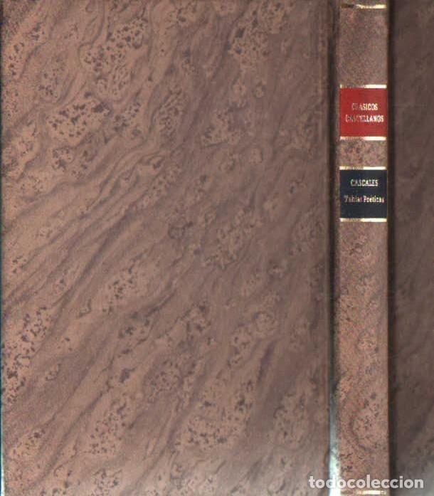 Libri di seconda mano: CLASICOS CASTELLANOS: FRANCISCO CASCALES, TABLAS PO&Eacute;TICAS. A-LESP-1098