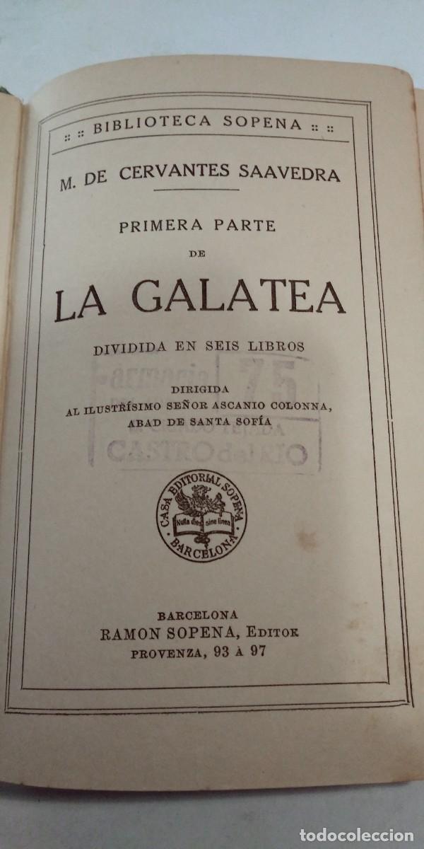 Libros de segunda mano: La Galatea M. de Cervantes Saavedra - Foto 2