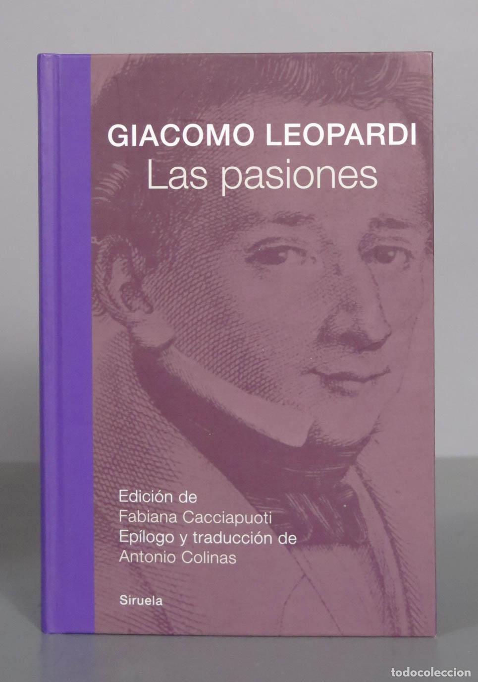 Gebrauchte B&uuml;cher: LAS PASIONES. LEOPARDI, GIACOMO. SIRUELA