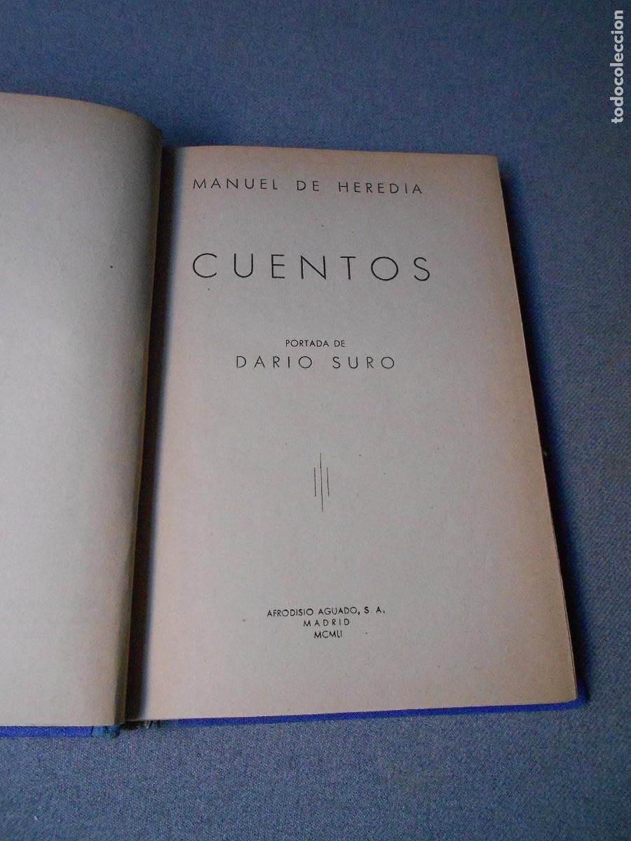 Libros de segunda mano: CUENTOS. MANUEL DE HEREDIA - Foto 2