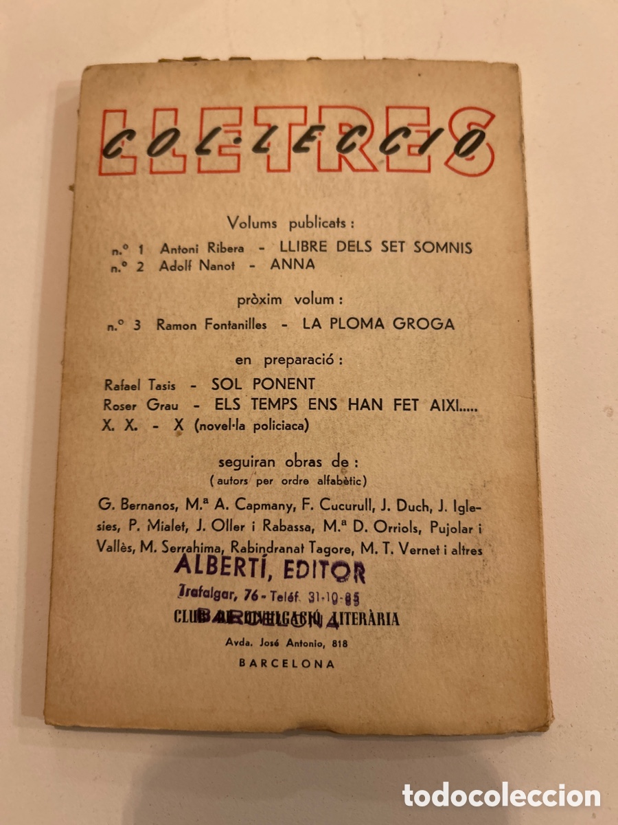 Libros de segunda mano: Anna per Adolf Nanot. C4n - Foto 2