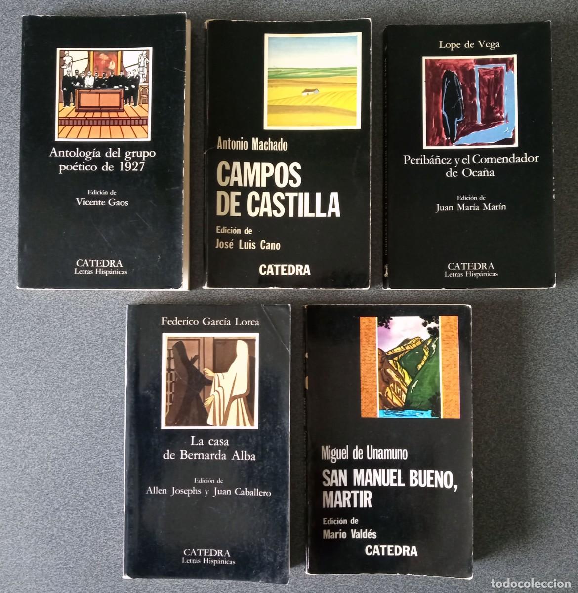 Libros de segunda mano: Lote libros Antolog&iacute;a Del Grupo Po&eacute;tico Del 1927 Campos De Castilla