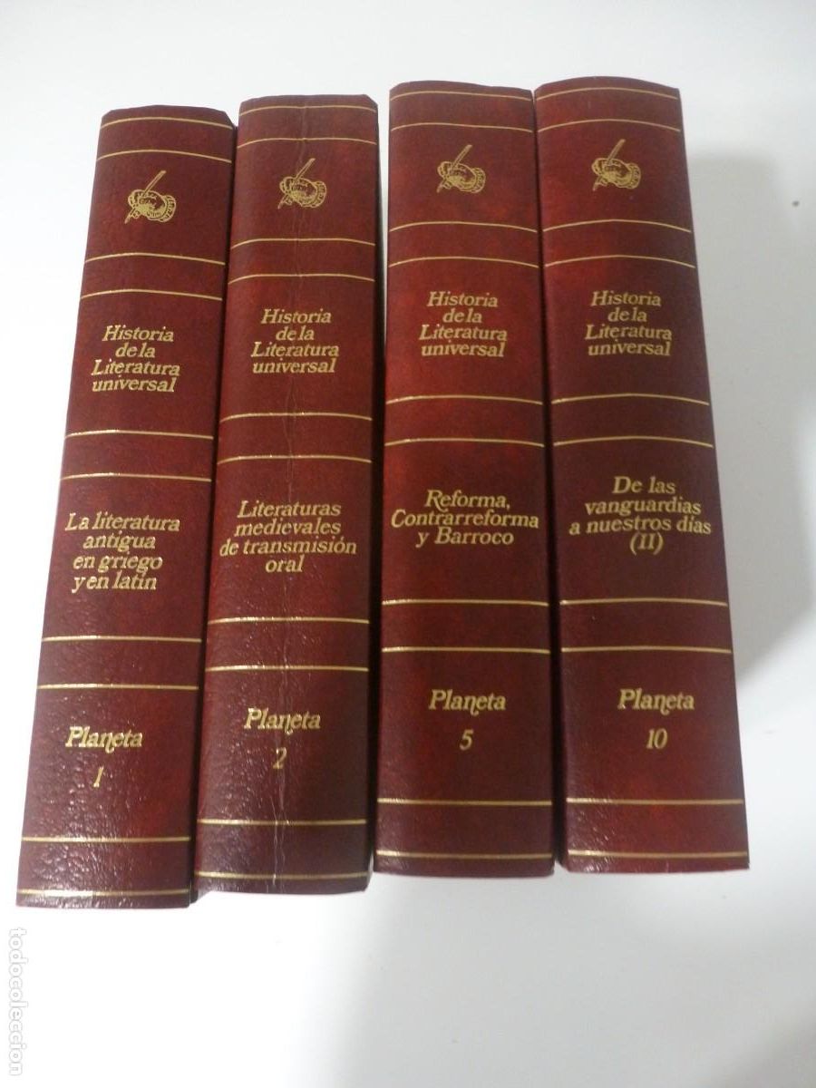 Libros de segunda mano: HISTORIA DE LA LITERATURA UNIVERSAL. MART&Iacute;N DE RIQUER Y VALVERDE. 10 TOMOS (COMPLETA). PLANETA