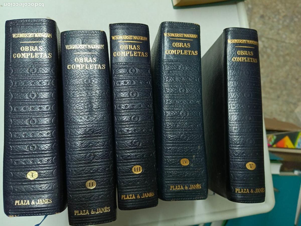 Gebrauchte B&uuml;cher: W. SOMERSET MAUGHAM - OBRAS COMPLETAS. 5 TOMOS, COMPLETA. JOSE JANES.