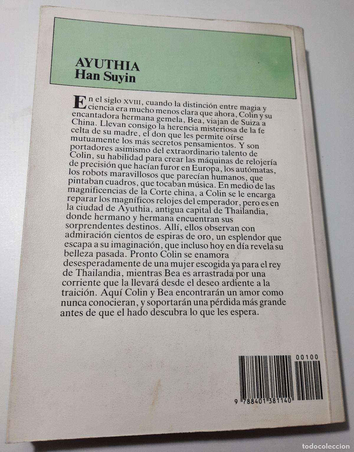 Libros de segunda mano: Ayuthia - Suyin, Han - Foto 2