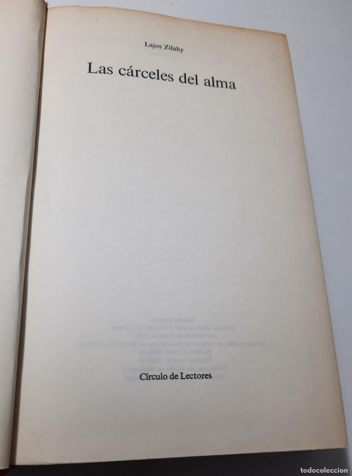 Libri di seconda mano: Las carceles del alma - Zilahy, Lajos