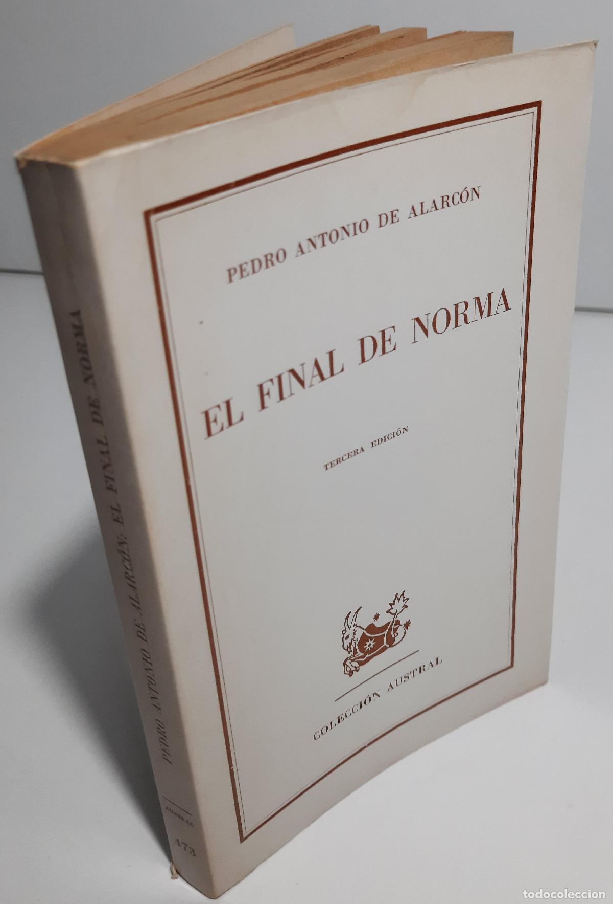 Libros de segunda mano: El final de Norma - de Alarcon, Pedro Antonio - Foto 3