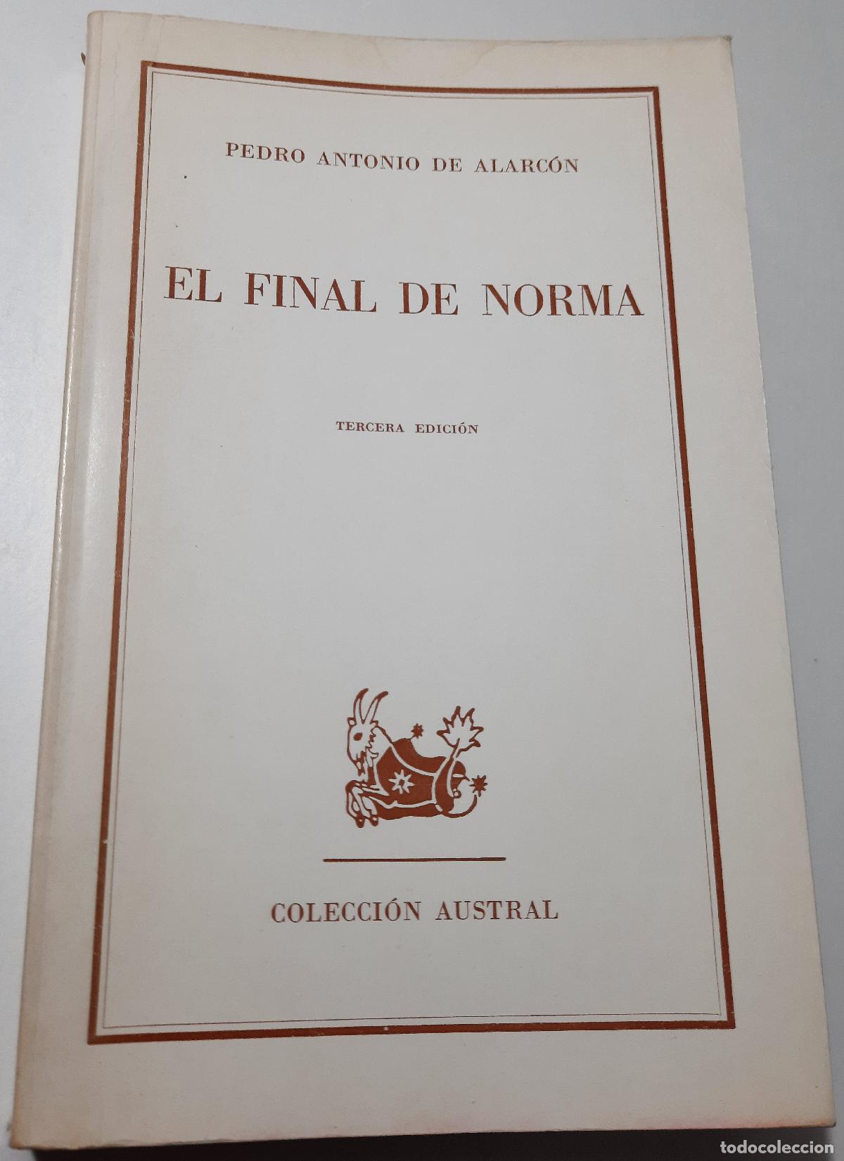 Libros de segunda mano: El final de Norma - de Alarcon, Pedro Antonio - Foto 1