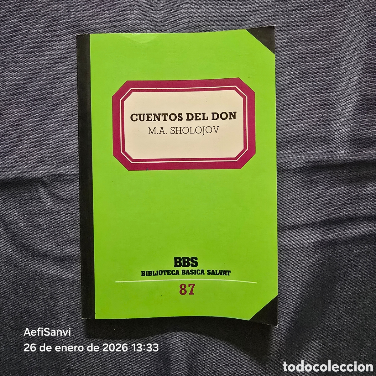 Libros de segunda mano: BBS 87: CUENTOS DEL DON (M.A. SHOLOJOV) (BIBLIOTECA B&Aacute;SICA SALVAT)