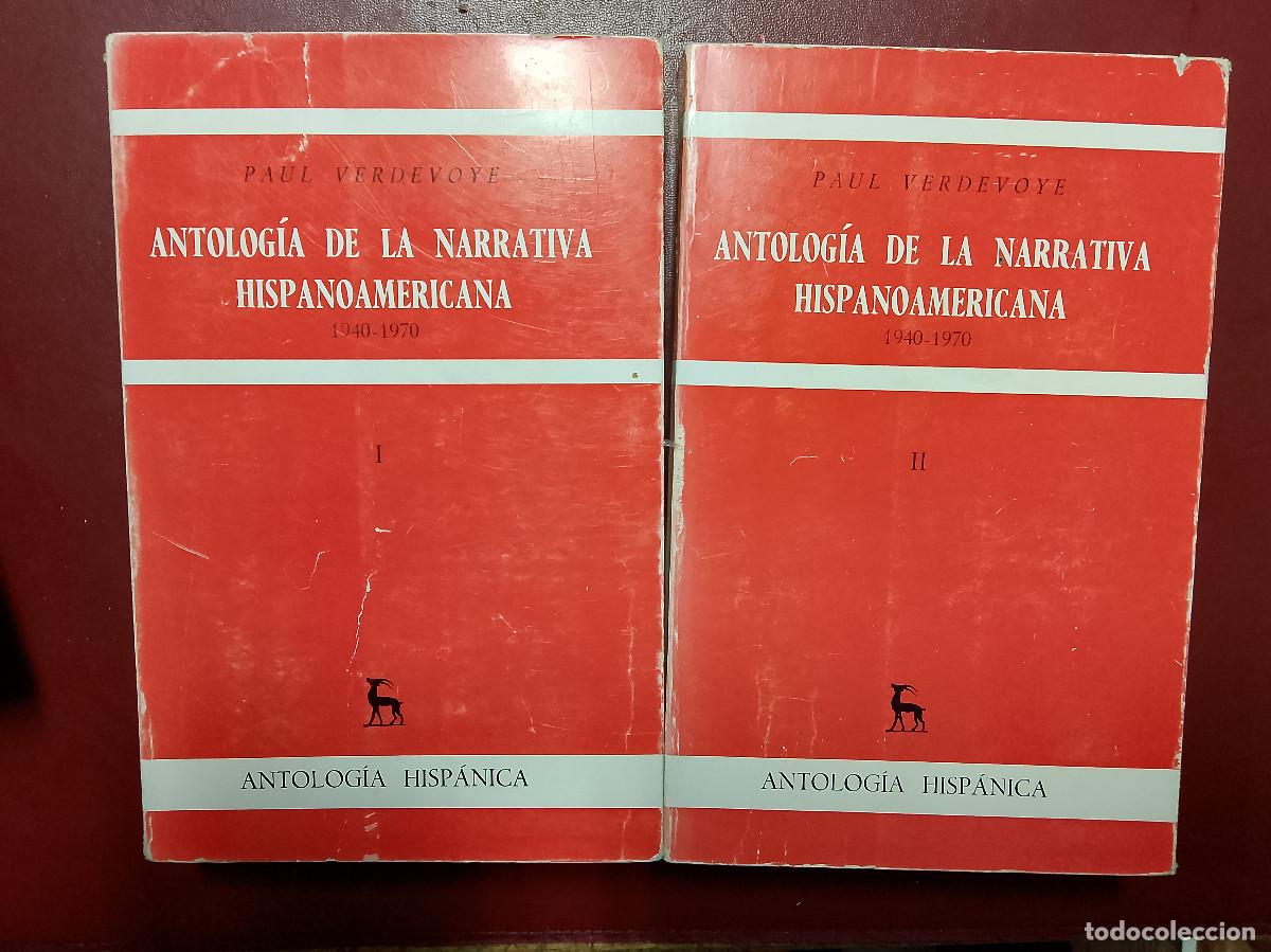Libri di seconda mano: VV.AA. (Paul Verdevoye, ed.): Antolog&iacute;a de la narrativa hispanoamericana, 1940-1970 (2 vols.)