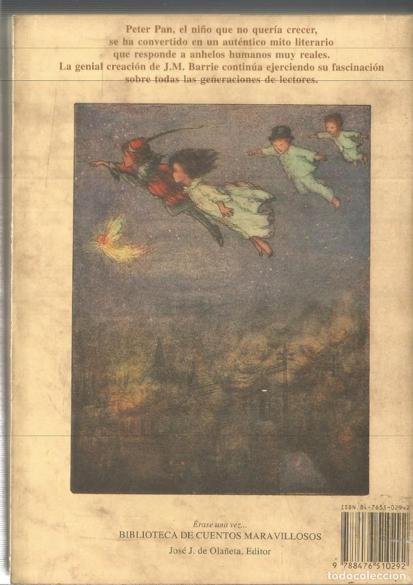 Libros de segunda mano: J.M. BARRIE. PETER PAN. OLA&Ntilde;ETA. - Foto 2
