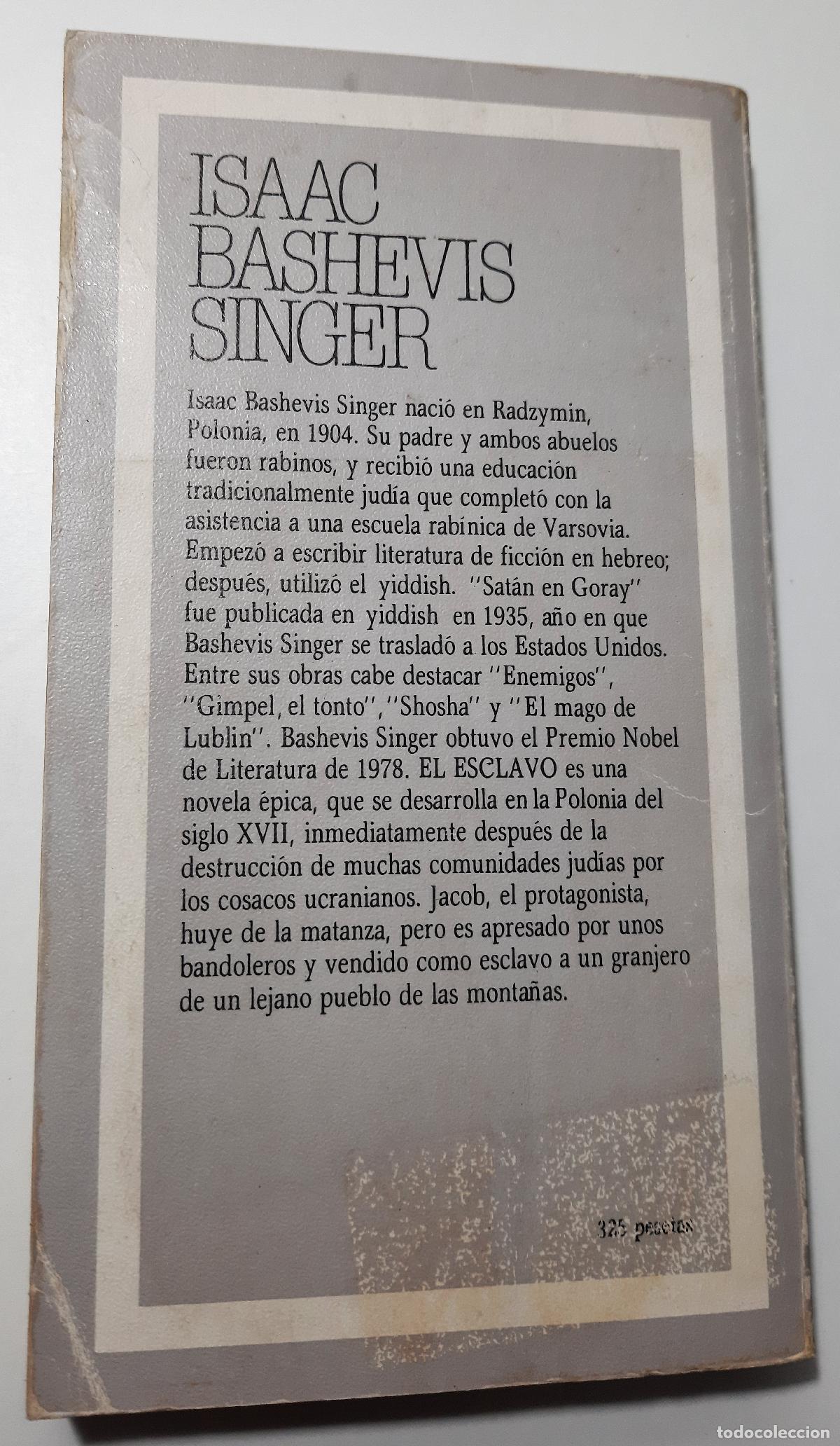 Libros de segunda mano: El esclavo - Bashevis Singer, Isaac - Foto 5
