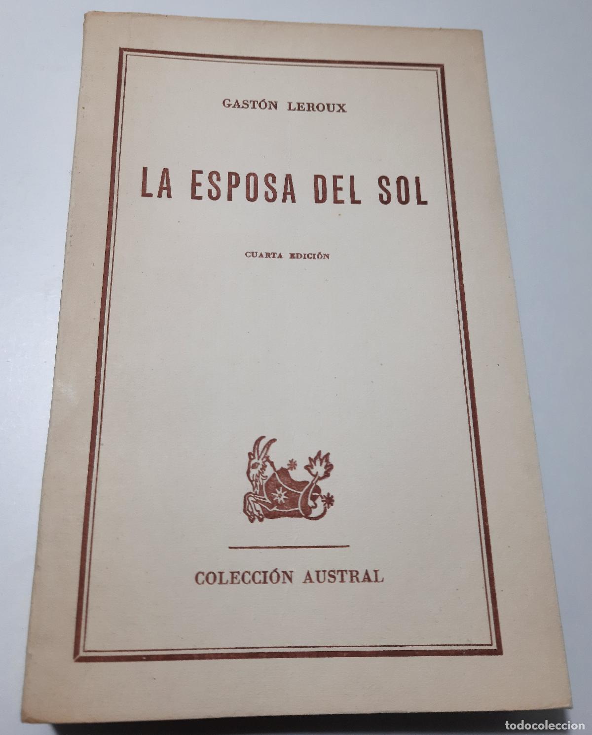 Second hand books: La esposa del sol - Leroux, Gaston