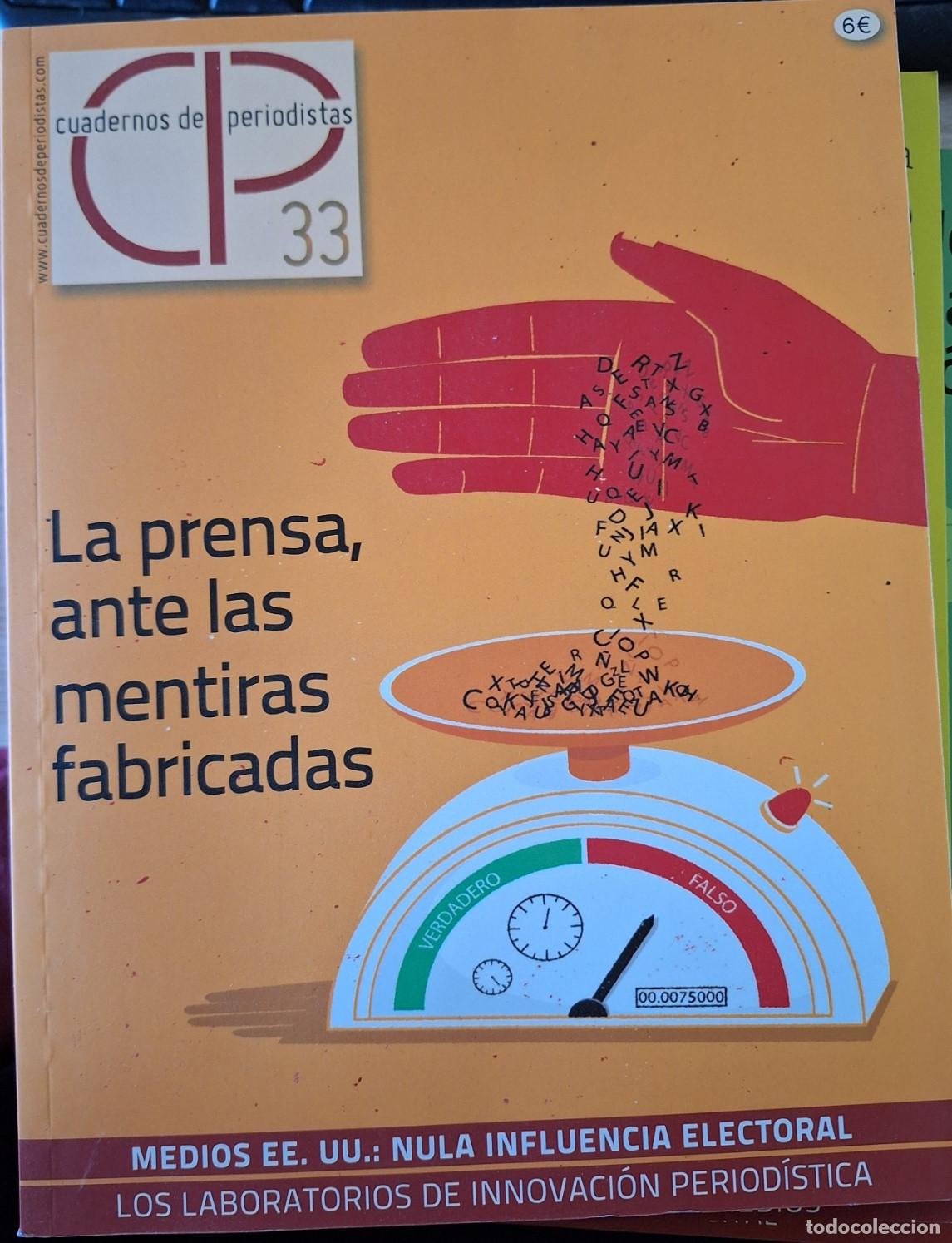 Gebrauchte B&uuml;cher: LA PRENSA, ANTE LAS MENTIRAS FABRICADAS. CUADERNOS DE PERIODISTAS N&ordm; 33. -