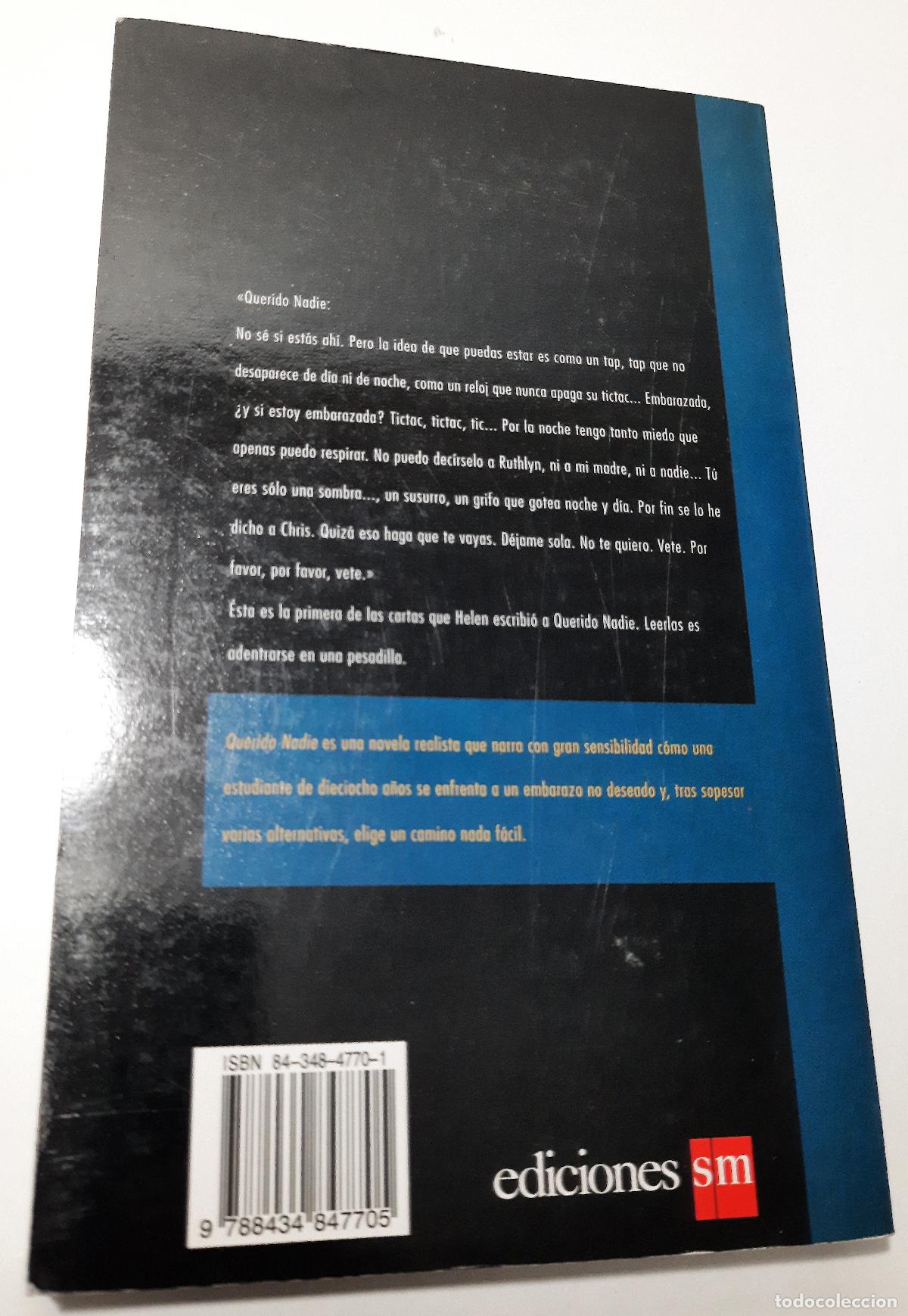 Libros de segunda mano: Querido nadie - Doherty, Berlie - Foto 3