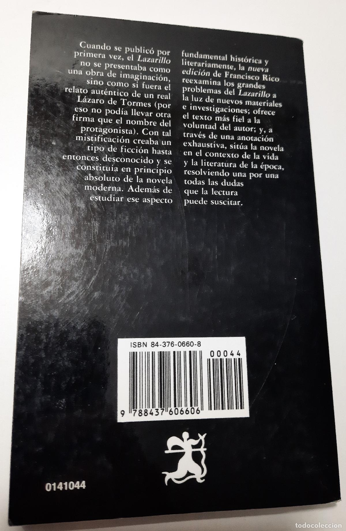 Libros de segunda mano: Lazarillo de Tormes - Anonimo - Foto 4