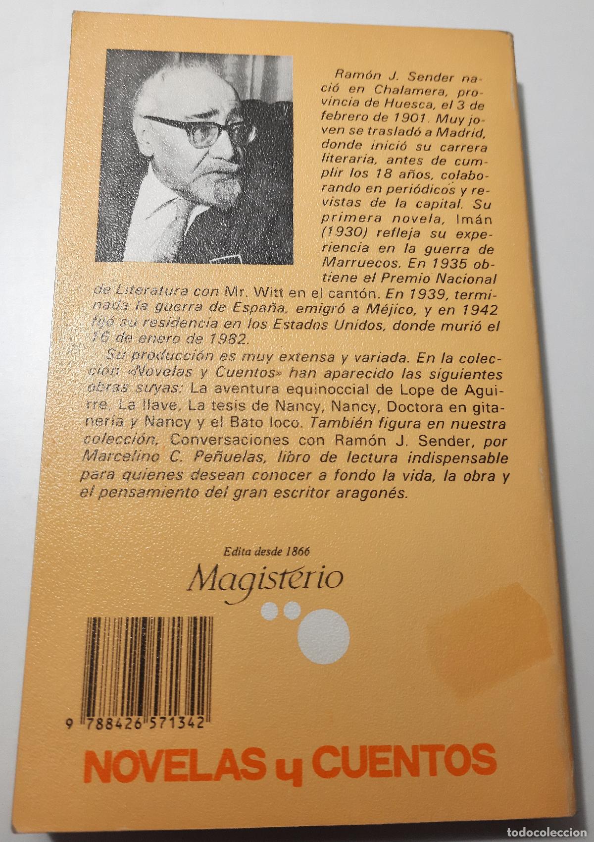 Libros de segunda mano: La tesis de Nancy - J. Sender, Ramon - Foto 3