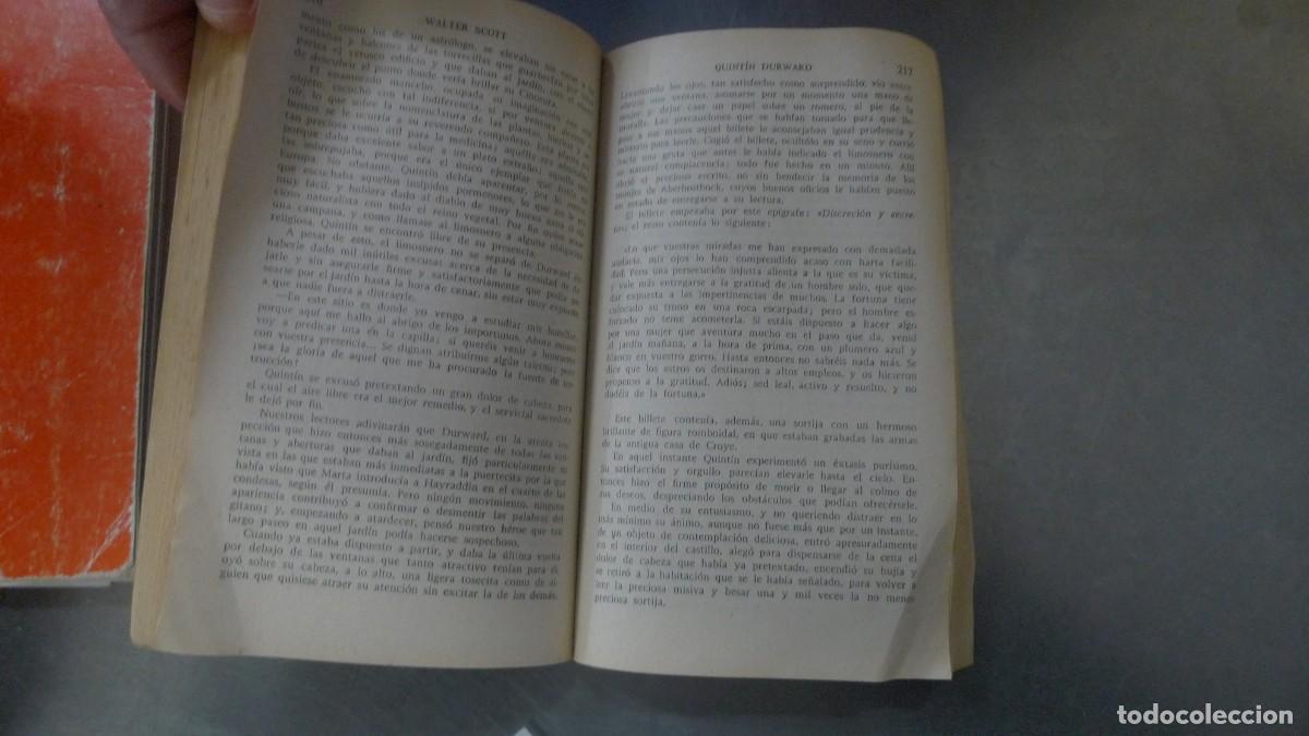 Libros de segunda mano: Quint&iacute;n Durward - Walter Scott - Foto 4