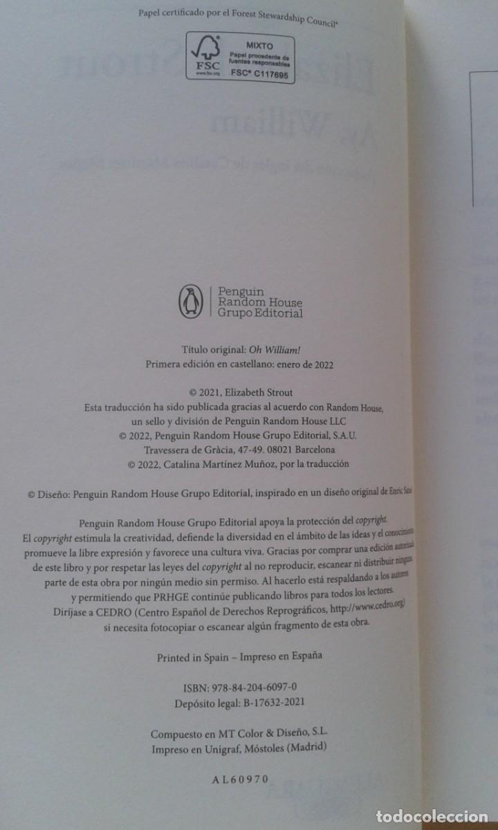 Libros de segunda mano: AY, WILLIAM. ELIZABETH STROUT - Foto 3