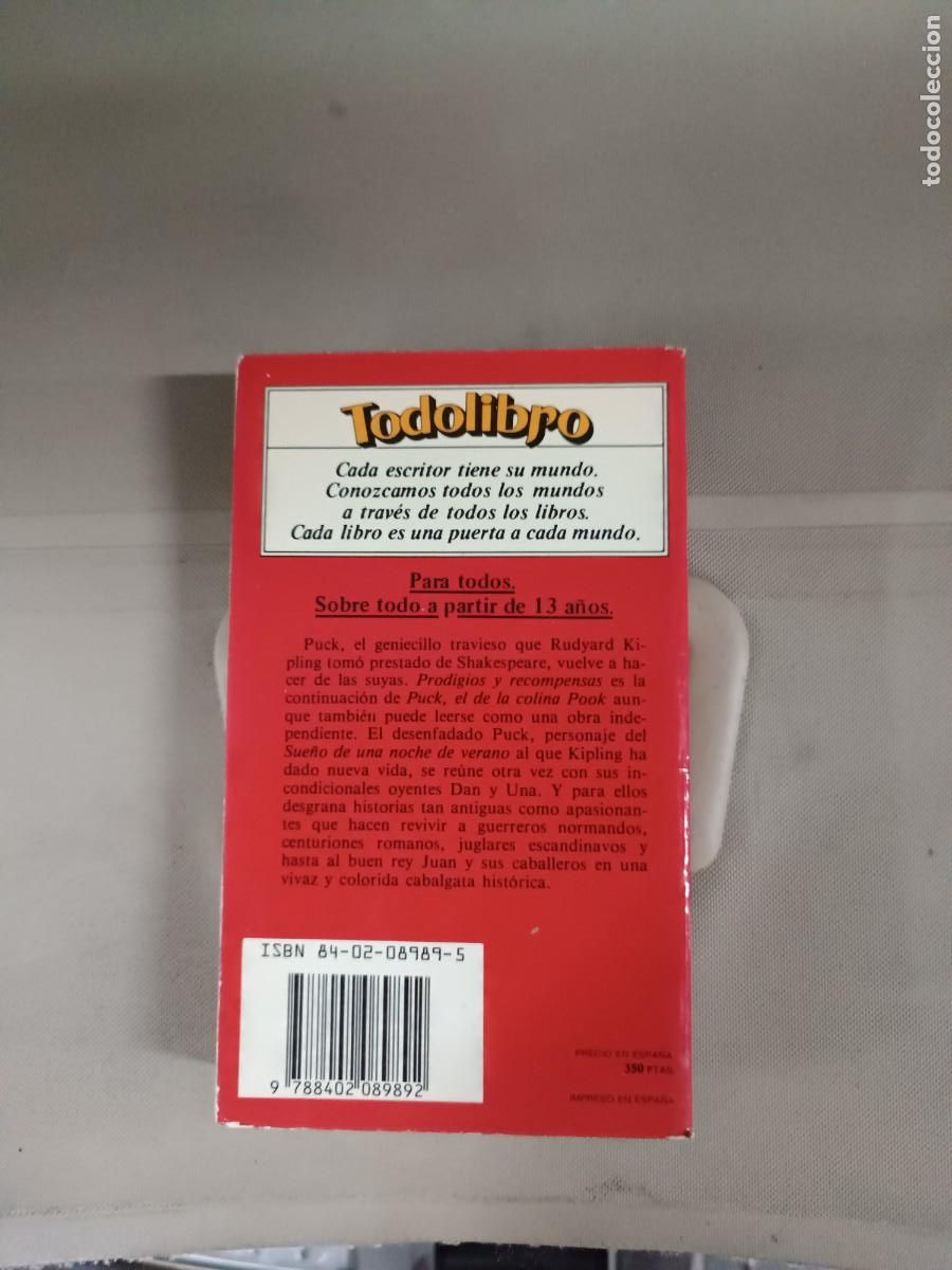 Libros de segunda mano: Prodigios y recompensas - Rudyard Kipling. Bruguera - Foto 2