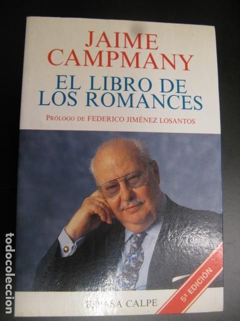 Libros de segunda mano: El libro de los romances, Jaime Campmany - Foto 1