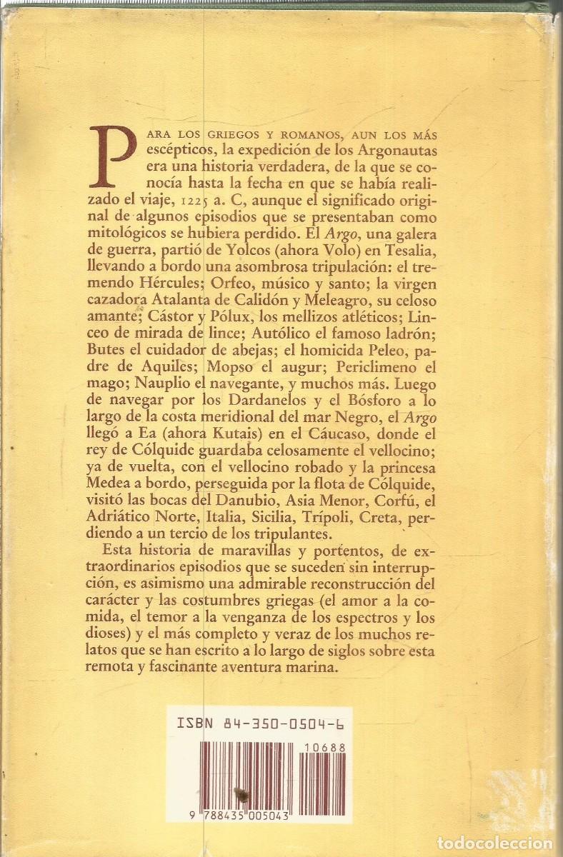 Libros de segunda mano: ROBERT GRAVES. EL VELLOCINO DE ORO. EDHASA. - Foto 2