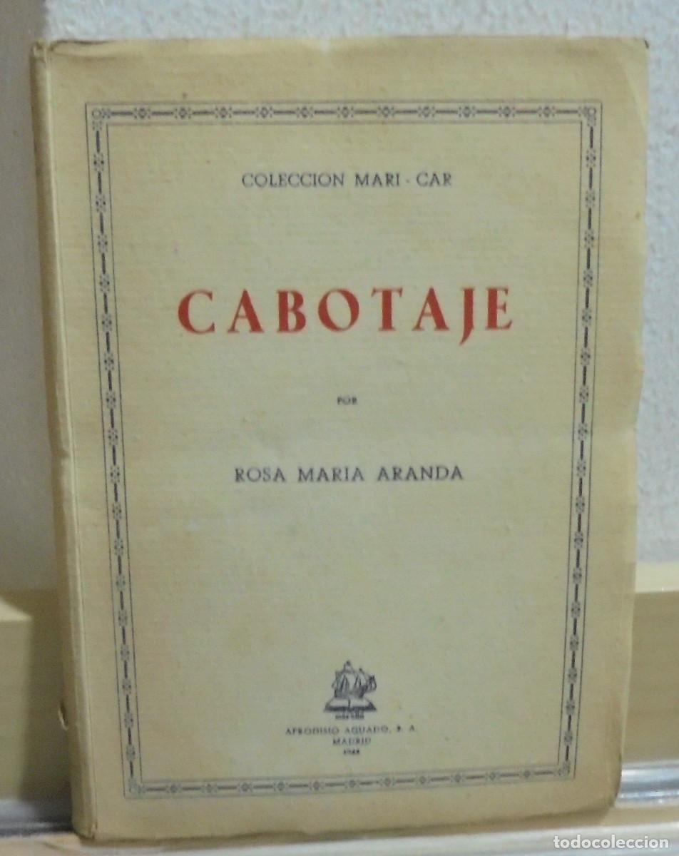 Libros de segunda mano: Cabotaje. Rosa Mar&iacute;a Aranda - Foto 1