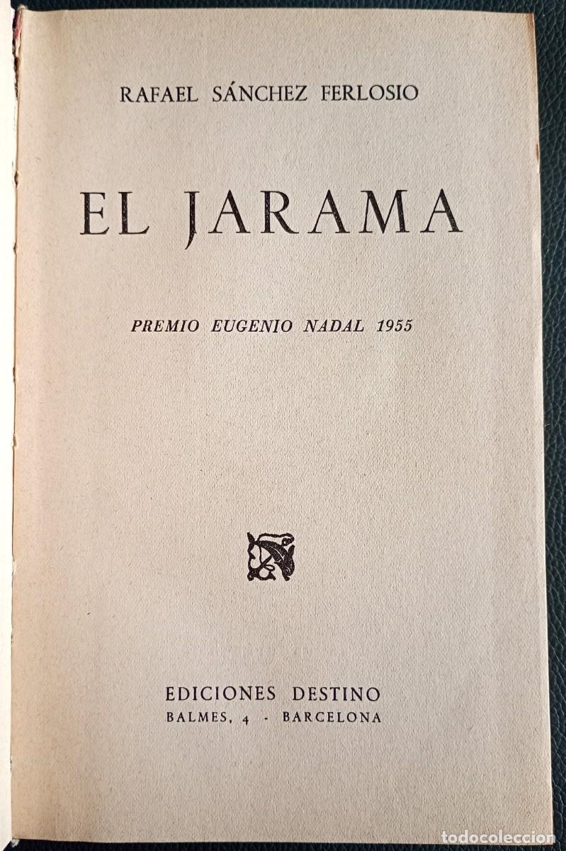 Libros de segunda mano: Rafael S&aacute;nchez Ferlosio . El Jarama - Foto 2