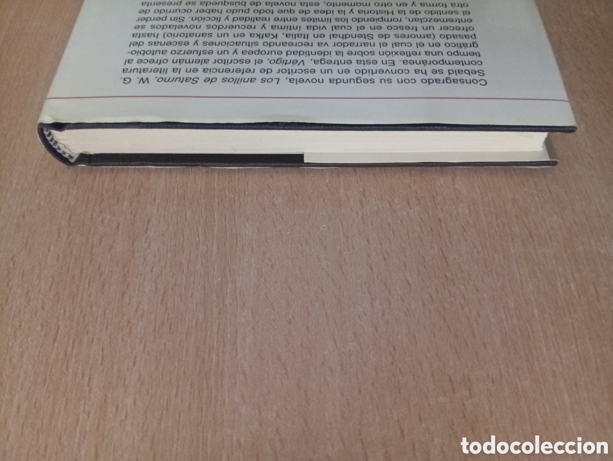 Libros de segunda mano: V&Eacute;RTIGO. W. G. Sebald. Editorial Debate - Foto 4