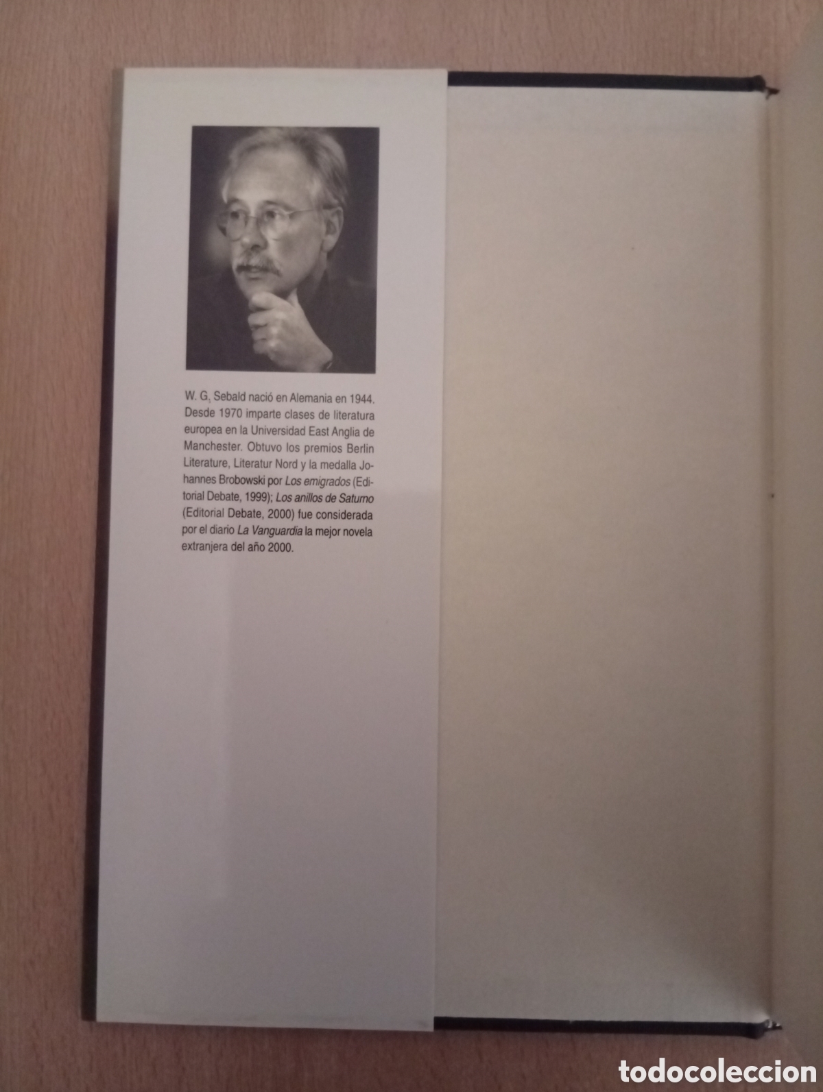 Libros de segunda mano: V&Eacute;RTIGO. W. G. Sebald. Editorial Debate - Foto 8