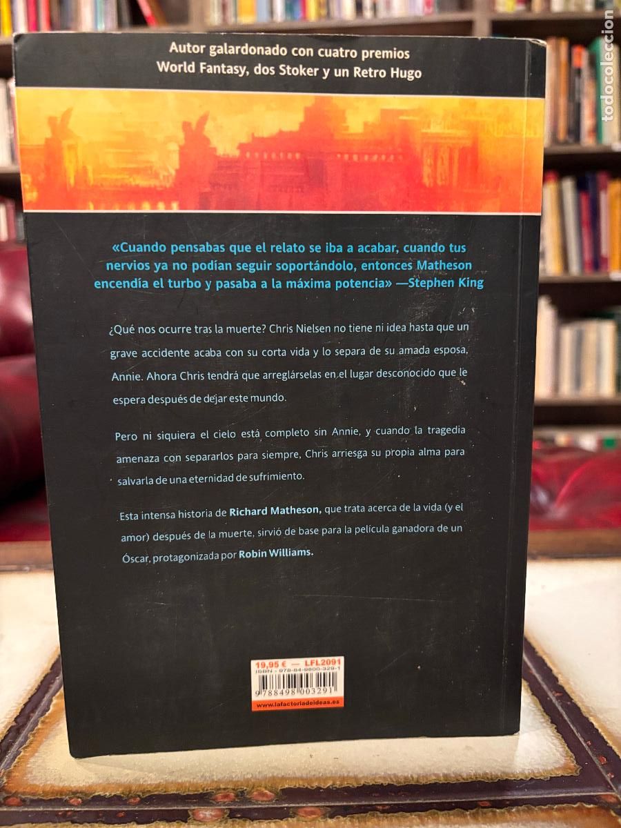 Libros de segunda mano: M&aacute;s all&aacute; de los sue&ntilde;os. Richard Matheson. - Foto 2