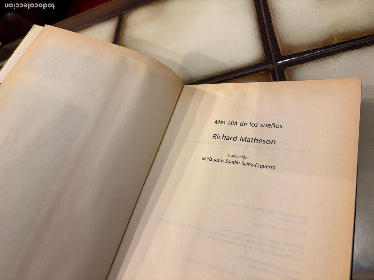 Libros de segunda mano: M&aacute;s all&aacute; de los sue&ntilde;os. Richard Matheson. - Foto 4