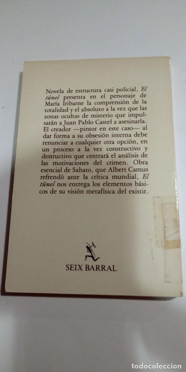 Libros de segunda mano: El t&uacute;nel Ernesto Sabato - Foto 2