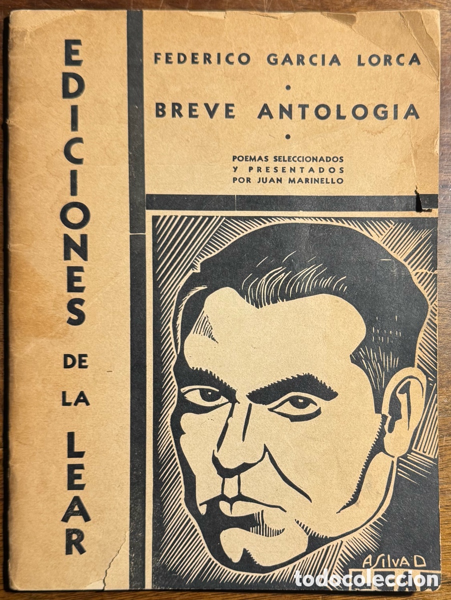 Libros de segunda mano: Federico Garc&iacute;a Lorca. Breve Antolog&iacute;a. Poemas seleccionados y presentados por Juan Marinello