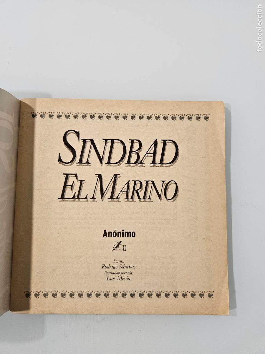 Libros de segunda mano: Simbad el Marino - An&oacute;nimo - El Sol, 1991 - Foto 2