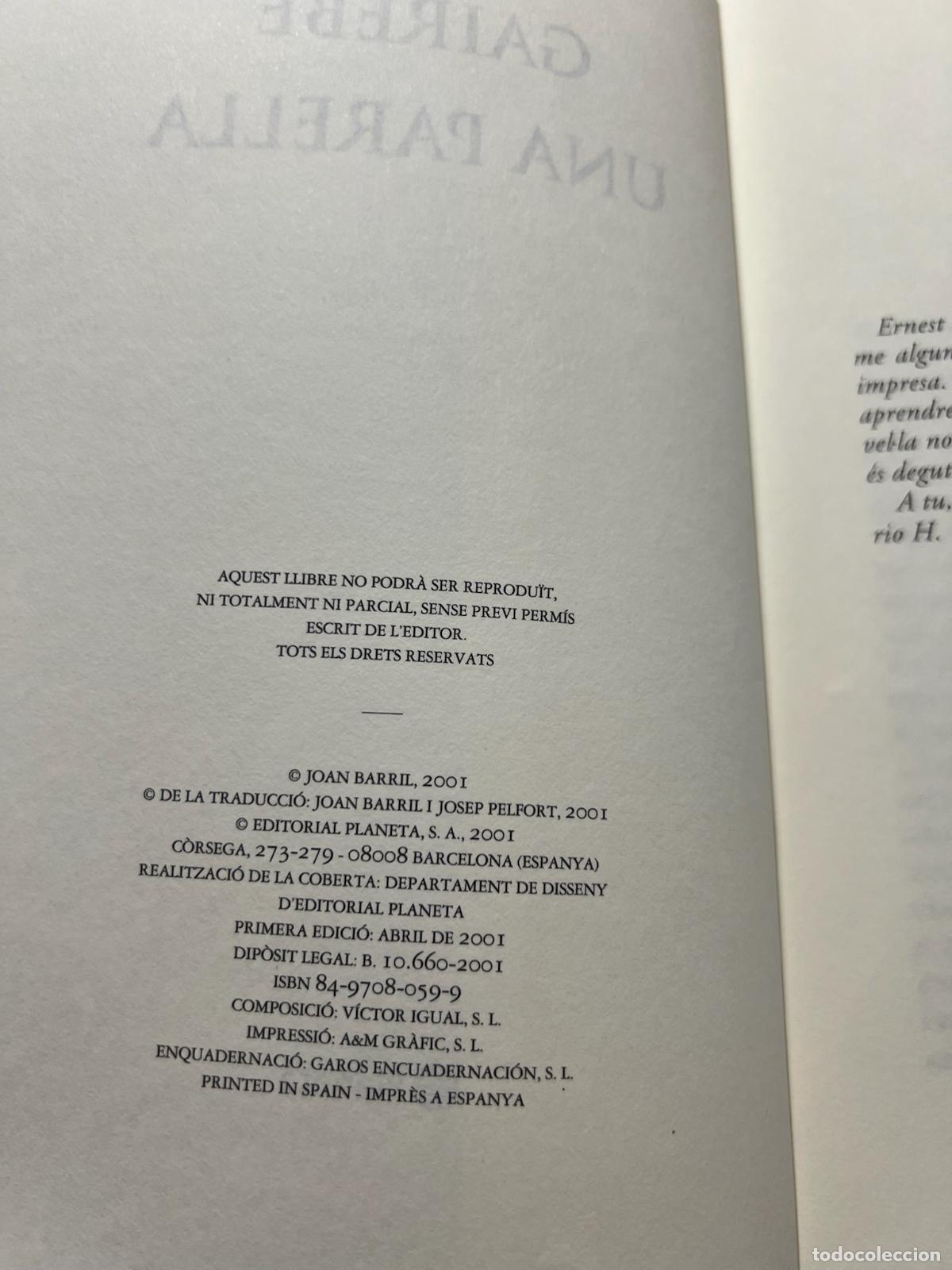 Libros de segunda mano: Gaireb&eacute; una parella - Joan Barril - Foto 5