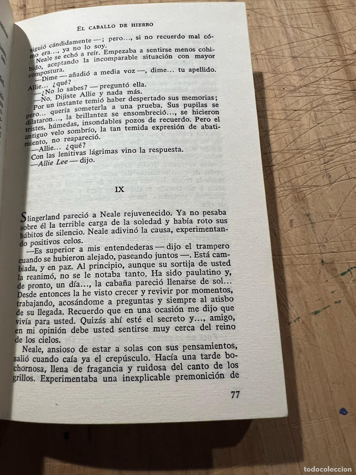 Libros de segunda mano: El caballo de hierro - Zane Grey - Foto 5