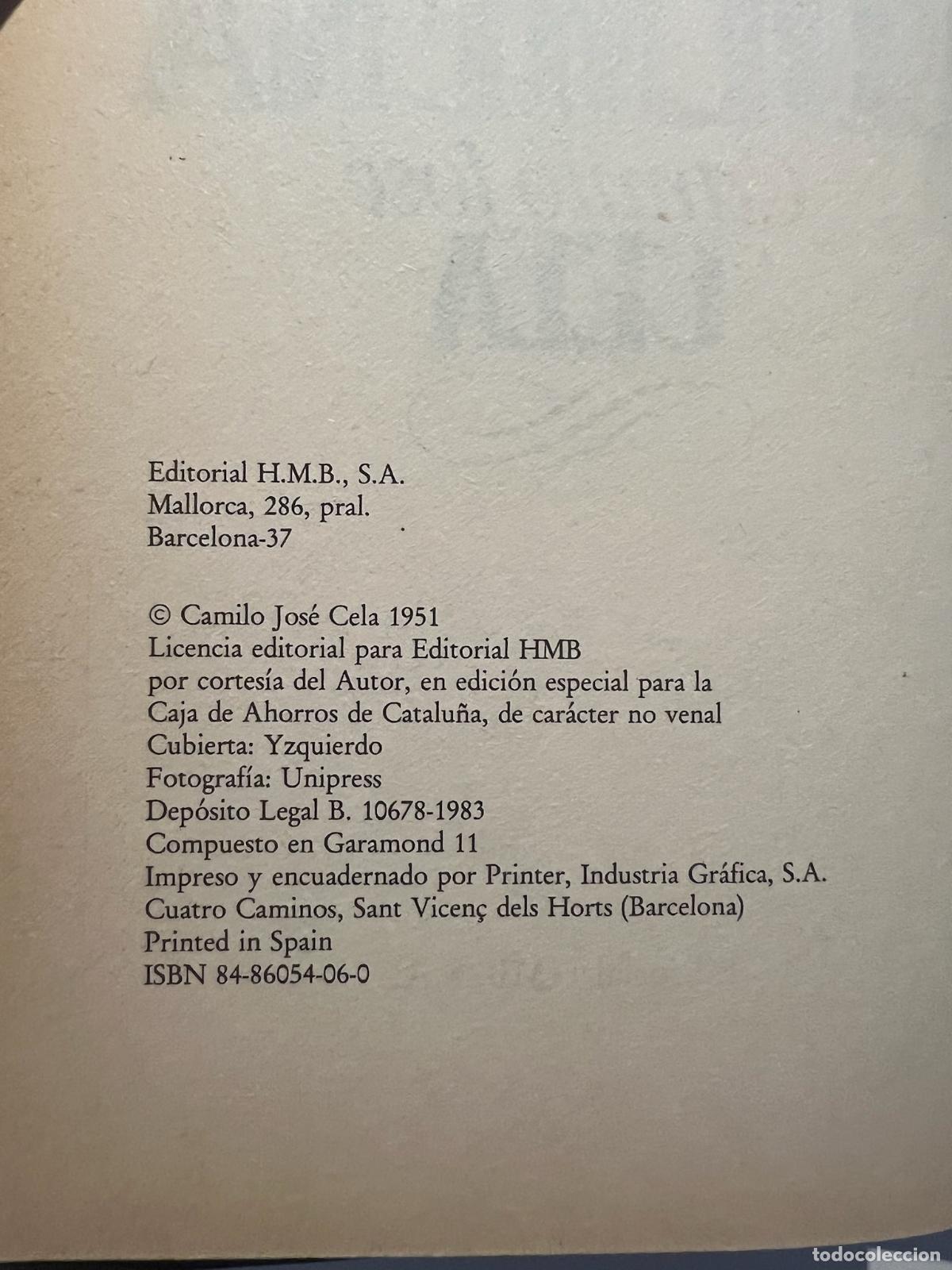 Libros de segunda mano: La colmena - Camilo jose cela - Foto 5
