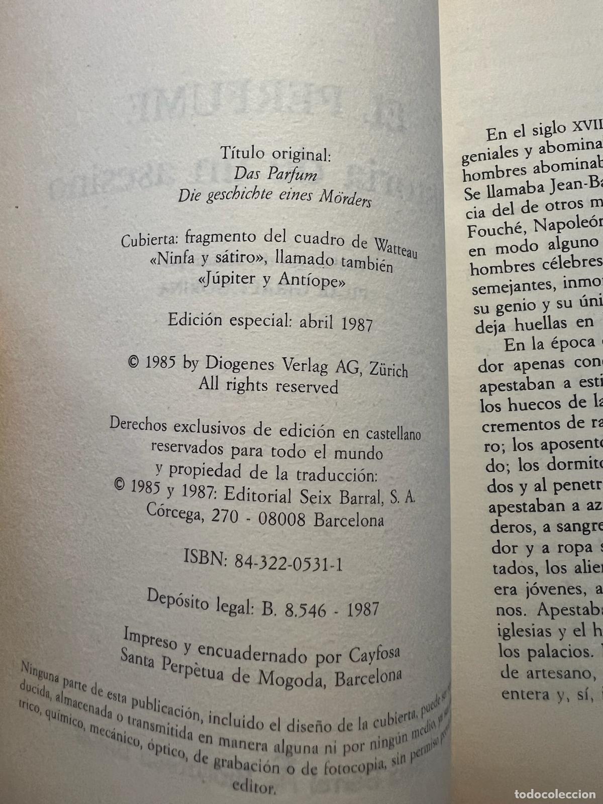 Libros de segunda mano: El perfume - Patrick S&uuml;skind - Foto 4