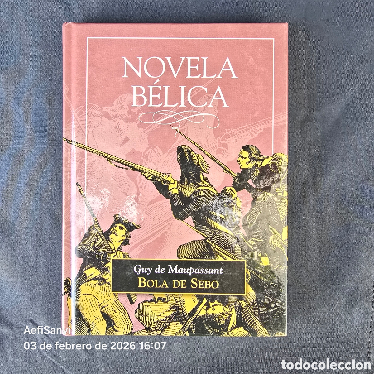 Libros de segunda mano: BOLA DE SEBO (GUY DE MAUPASSANT) (NOVELA B&Eacute;LICA, CLUB INTERNACIONAL DEL LIBRO)