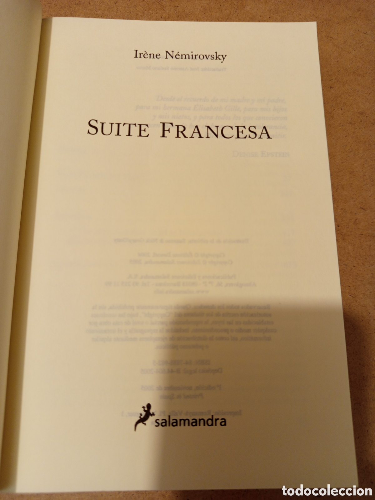 Libros de segunda mano: SUITE FRANCESA (IRENE NEMIROVSKY) - Foto 2