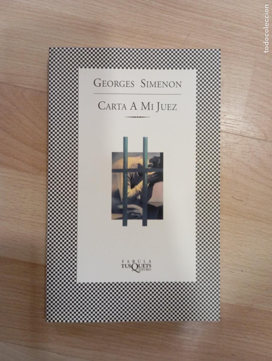 Libros de segunda mano: Carta a mi juez. Georges Simenon - Foto 1